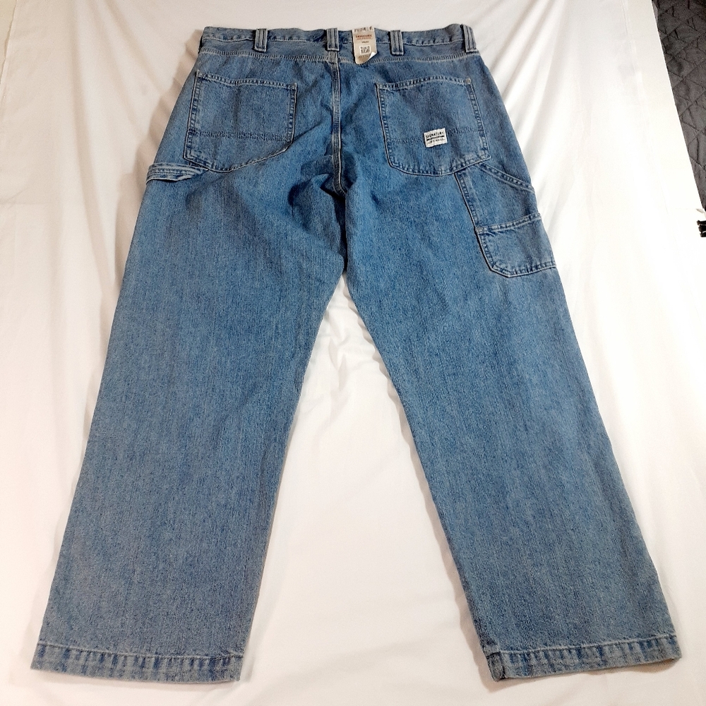 Men's Carpenter Blue Jeans - Picture 14 of 16